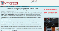 Desktop Screenshot of evergreenlaser.com